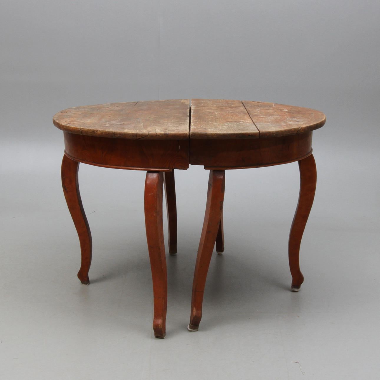 MÅNBORD, 2 delar, furu, 1800-tal.