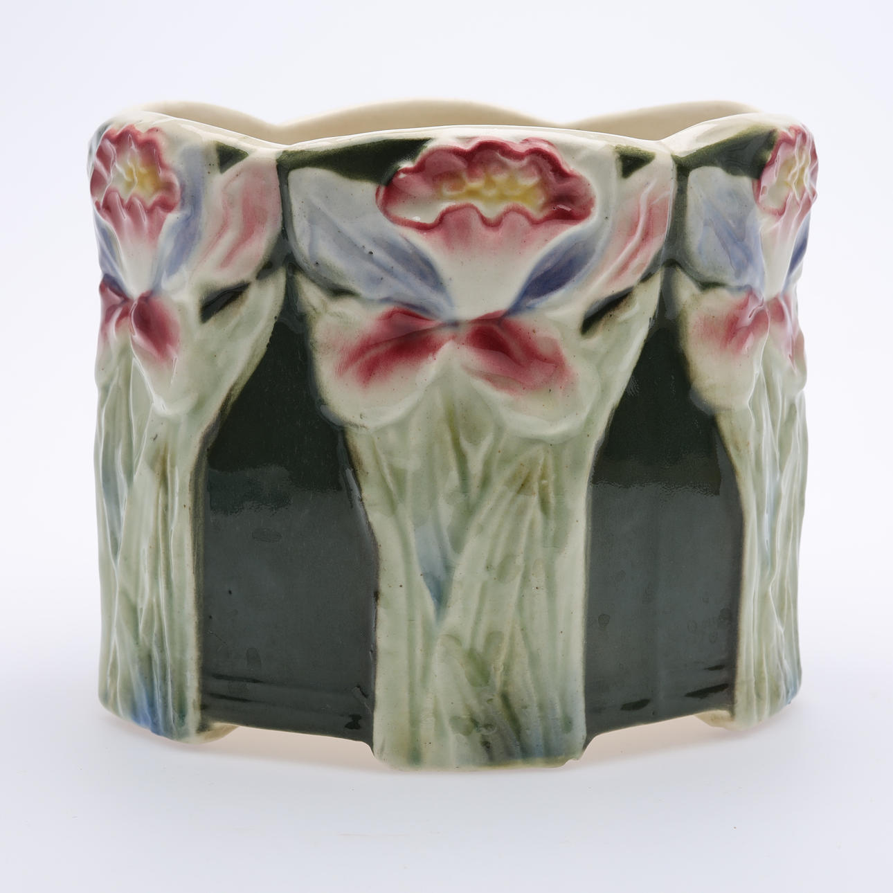 LINING, art nouveau, marked Olbrich.