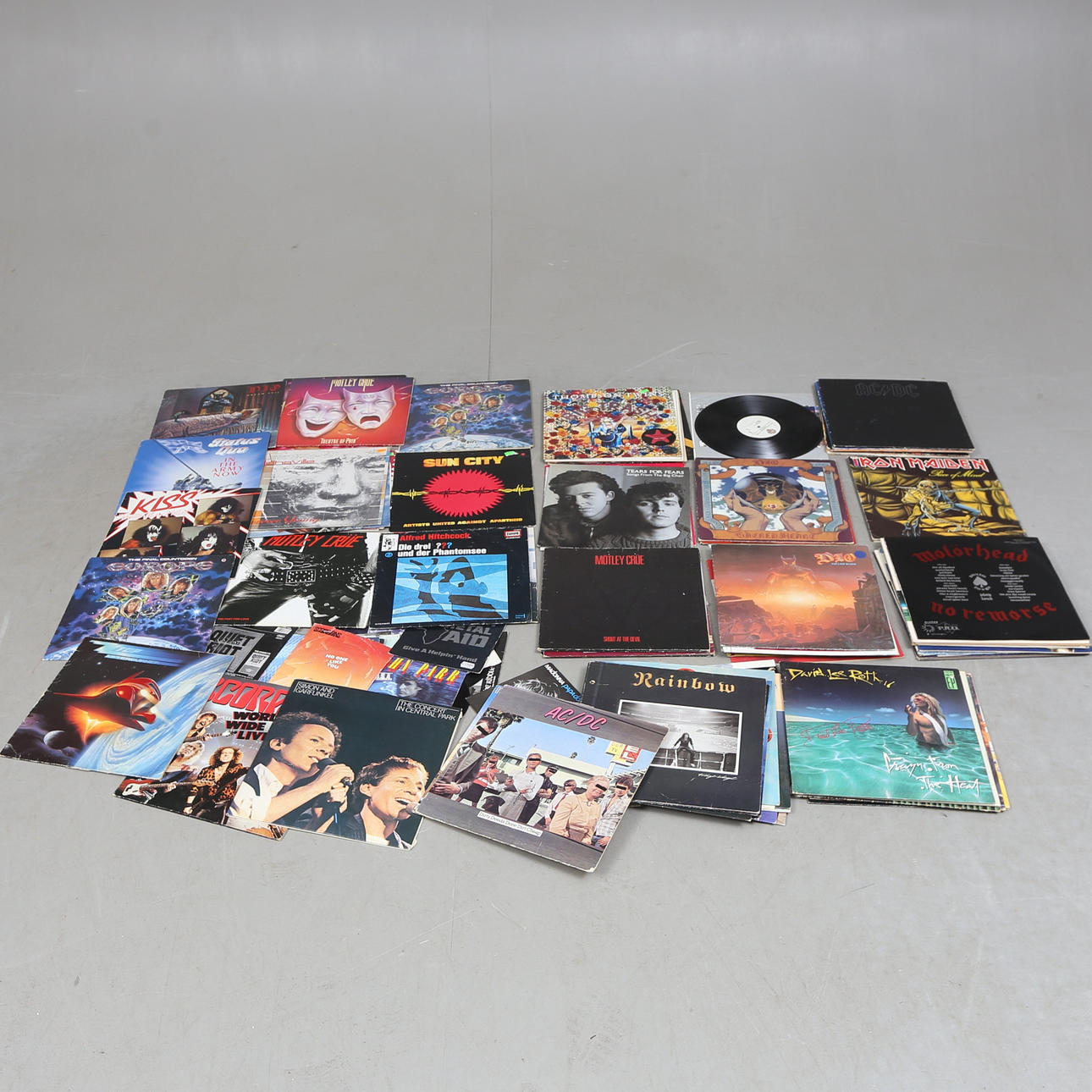 VINYL RECORDS, including Hard Rock, 1980s.