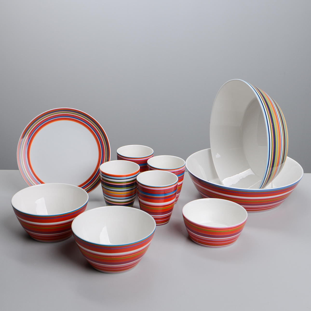 ALFREDO HÄBERLI. 10 Teile, „Origo“, Iittala.