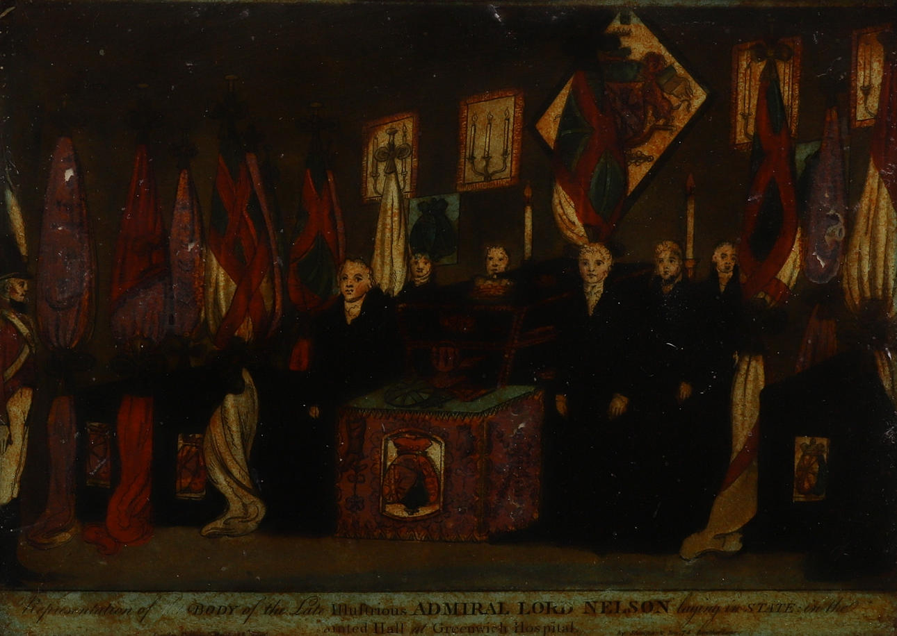 BEERDIGUNG VON ADMIRAL LORD NELSON.