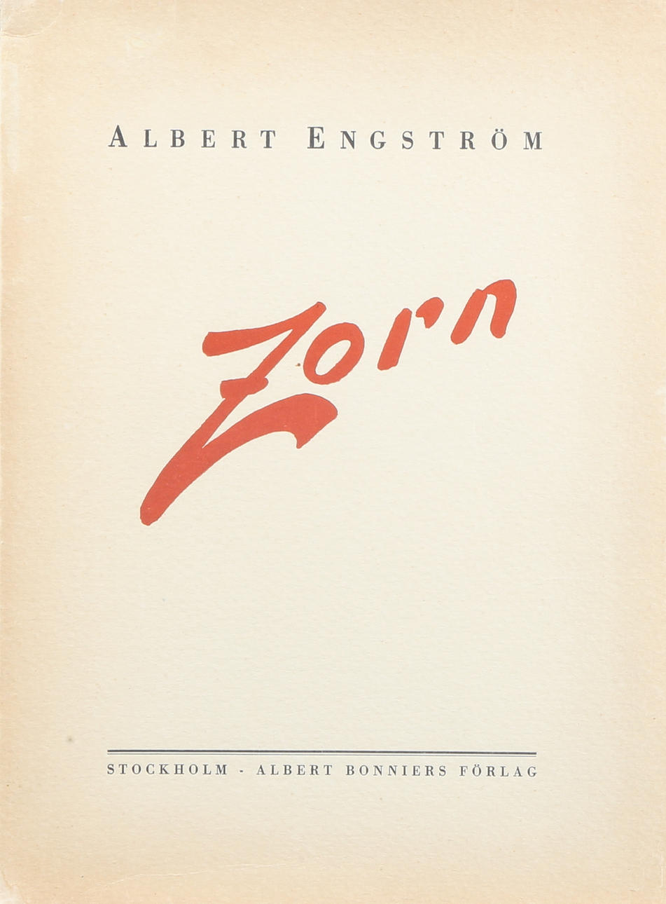 BOK, Zorn, Albert Engström.1928.