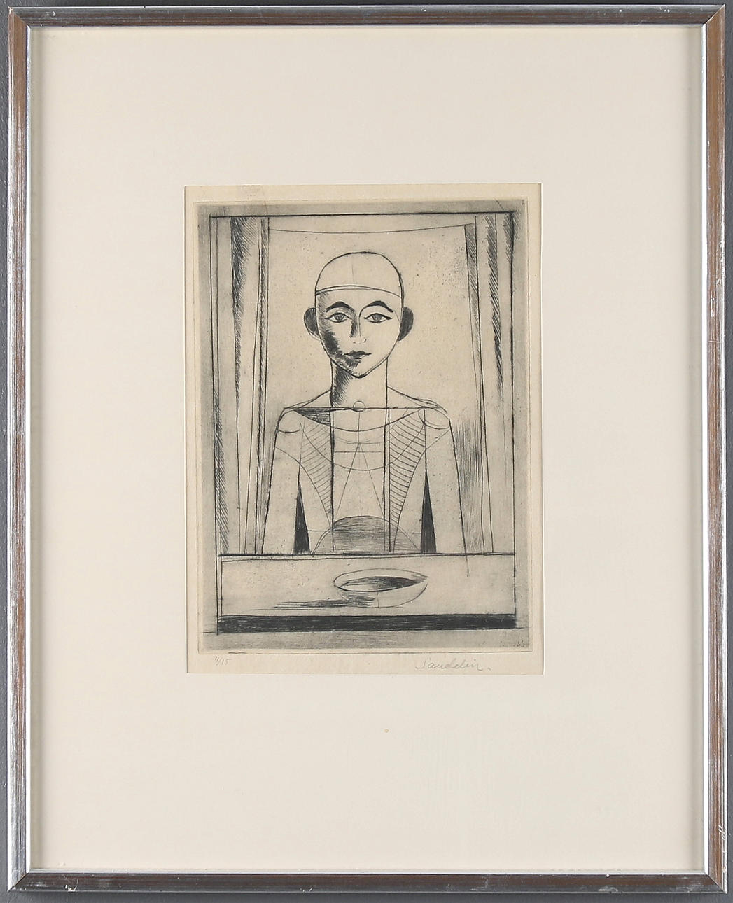 BÖRJE SANDELIN. Etsning. Signerad och numrerad 4/15.