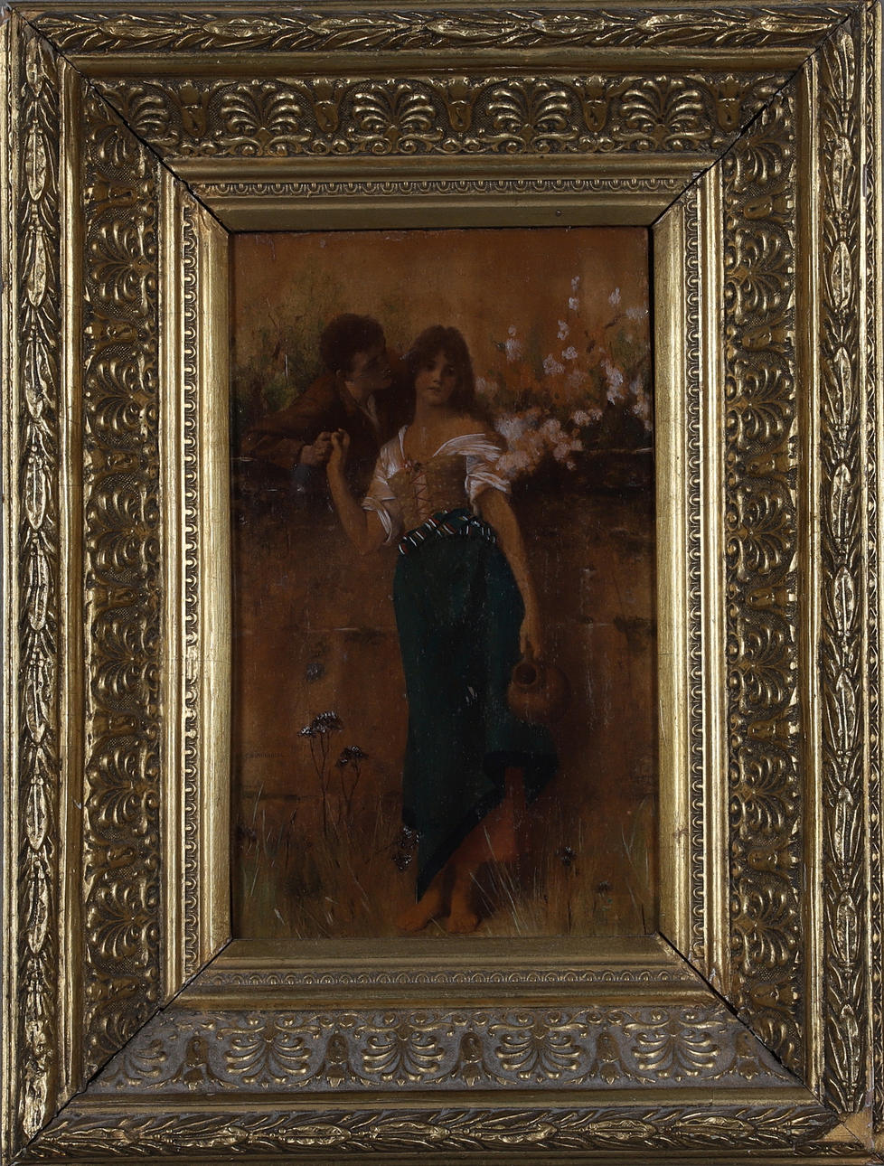CARL WÜNNENBERG. after, oil print pasted on Board, signed in the print.