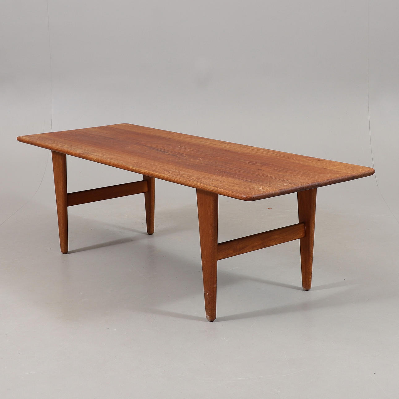 MESA DE CENTRO, teca, años 50/60.