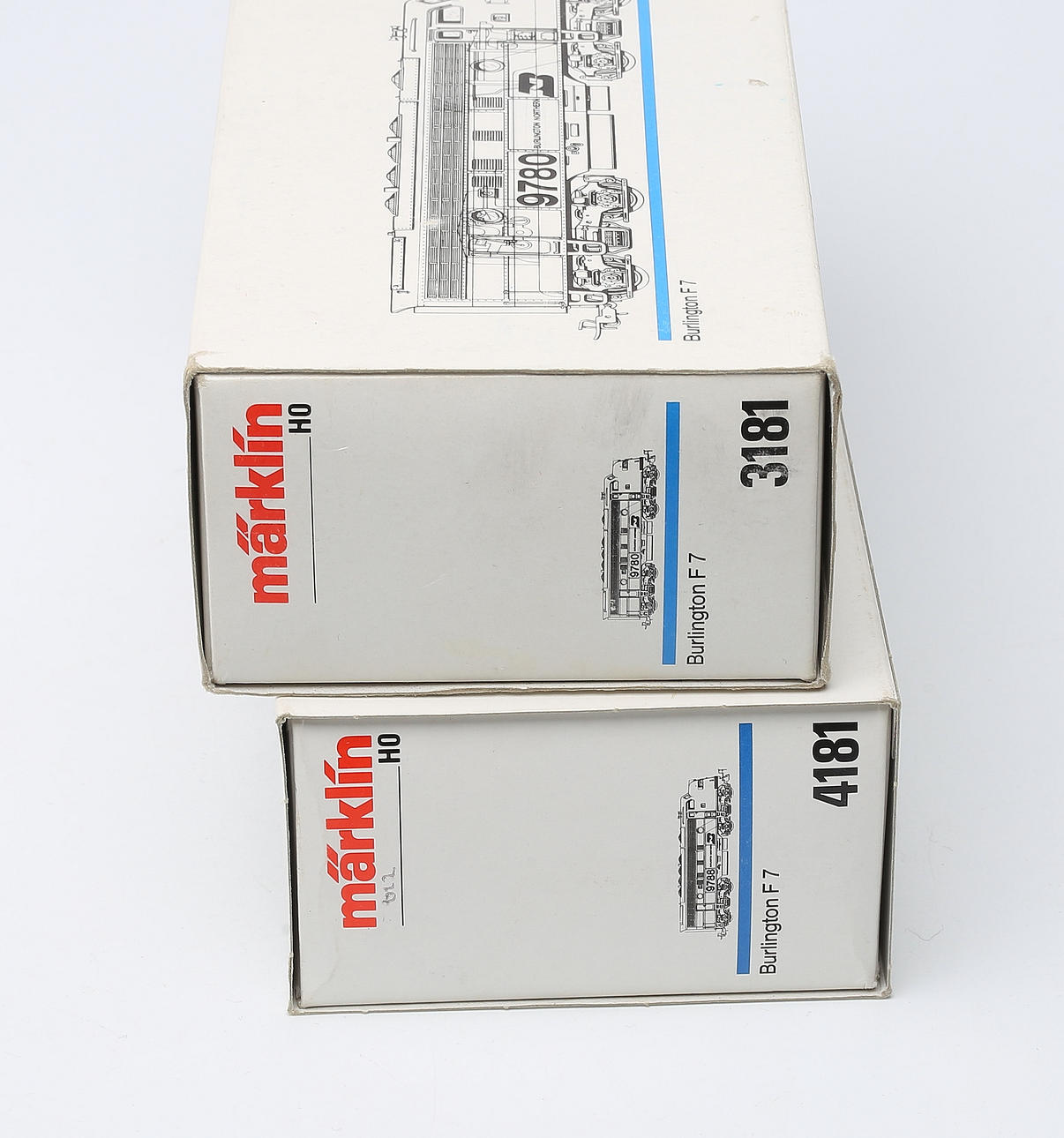 Locomotive Diesel Märklin HO 4181 – Burlington F7 – Occasion