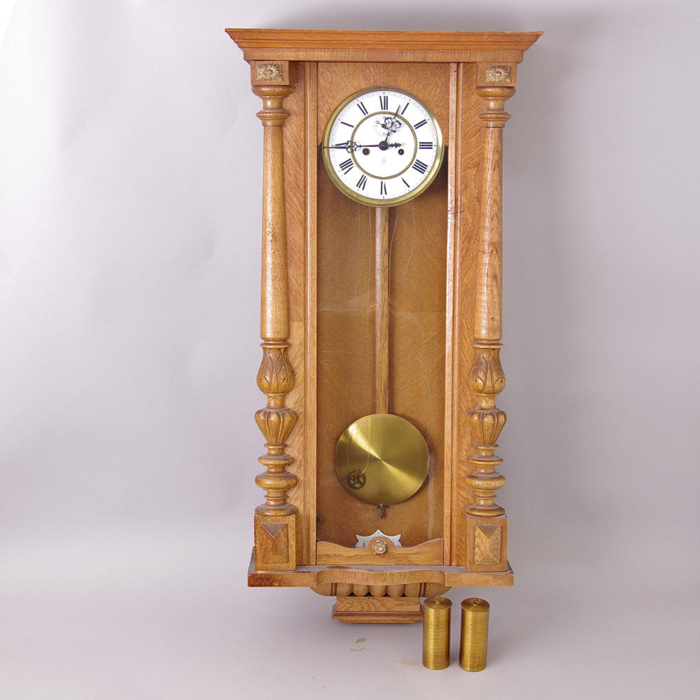 LODREGULATOR, Gustav Becker, ek, sekelskiftet 1800/1900.