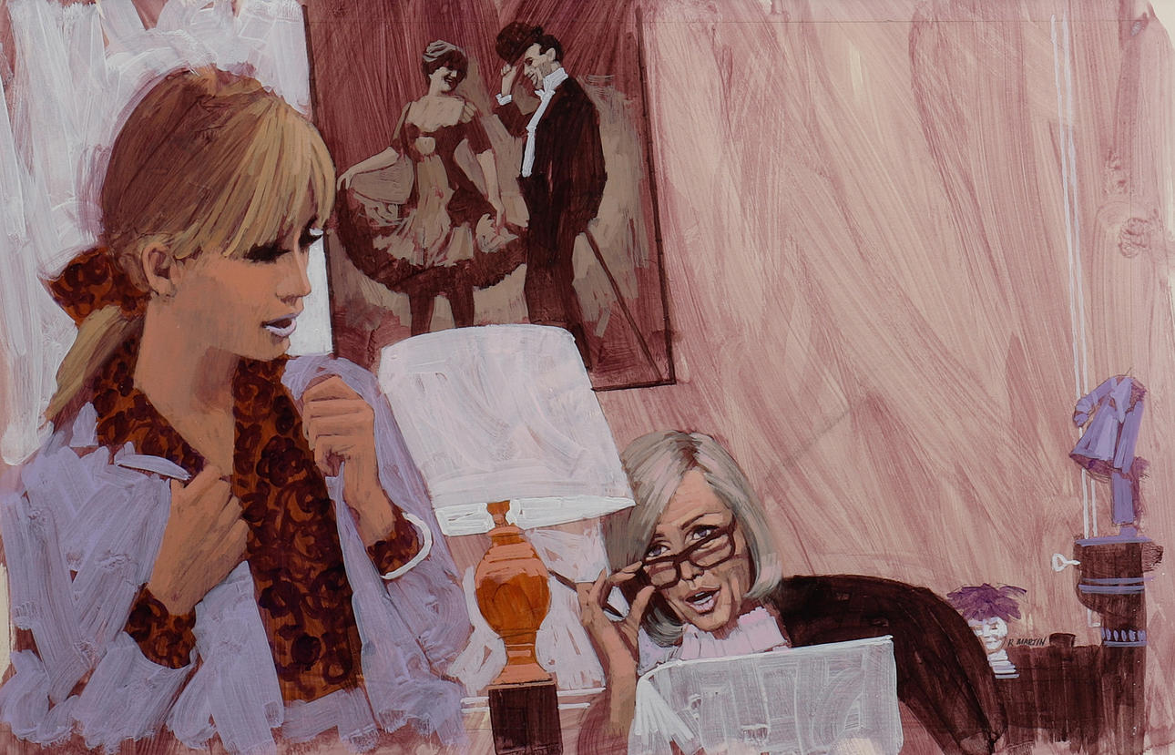 R. MARTIN (YRJÖ EDELMANN). COMPOSITION WITH TWO WOMEN.