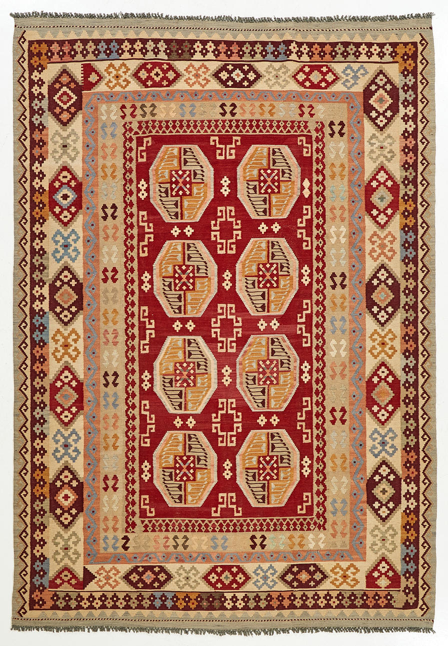 ORIENTALISCHER TEPPICH, Kelim, gewebt, ca. 300x200 cm.