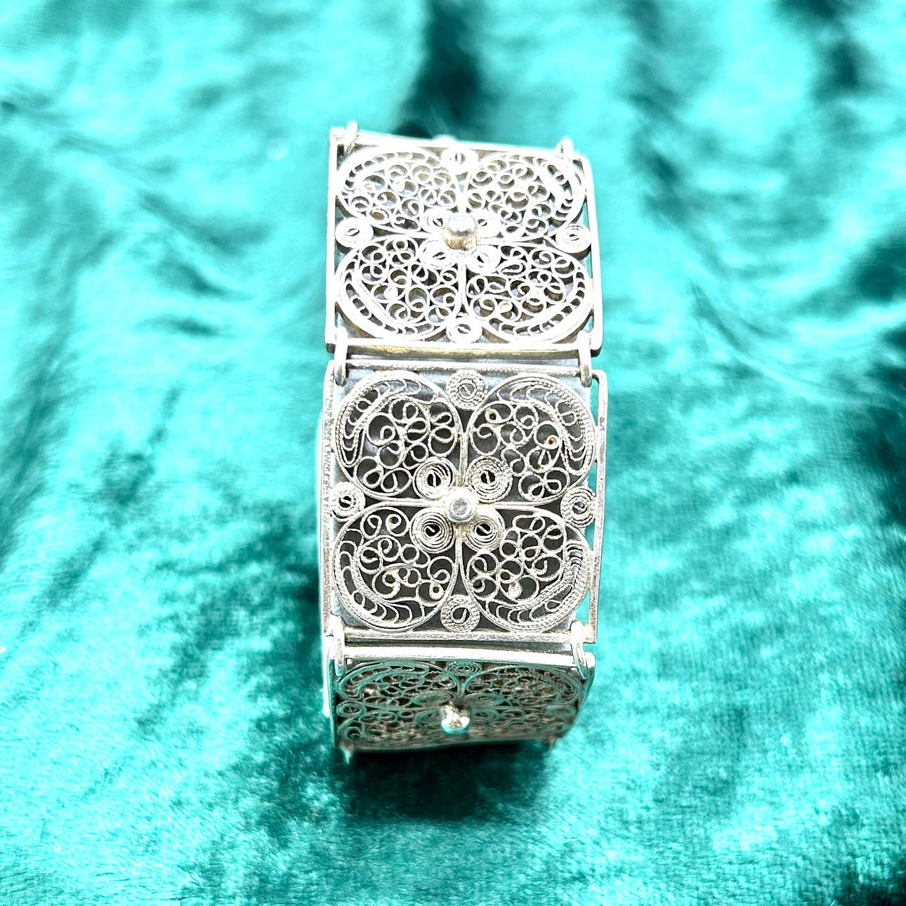 BRACELET - ART DECO - HANDMADE - SILVER 800.