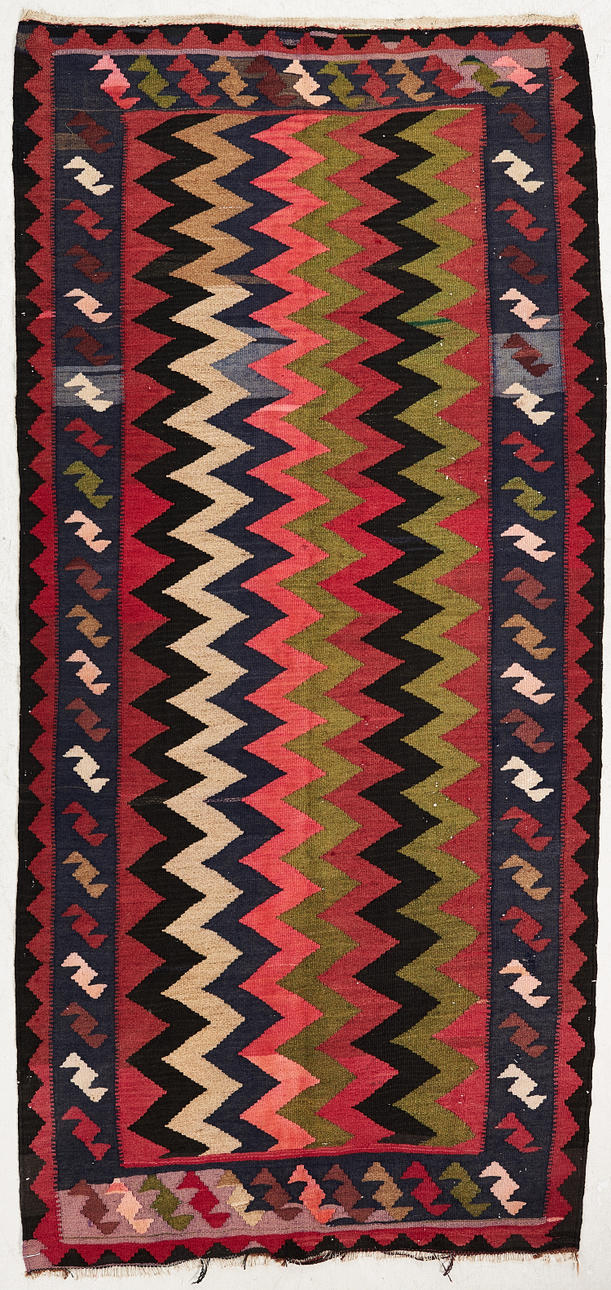 ORIENTMATTA. Kelim, shahsavan, ull på bomullsvarp.