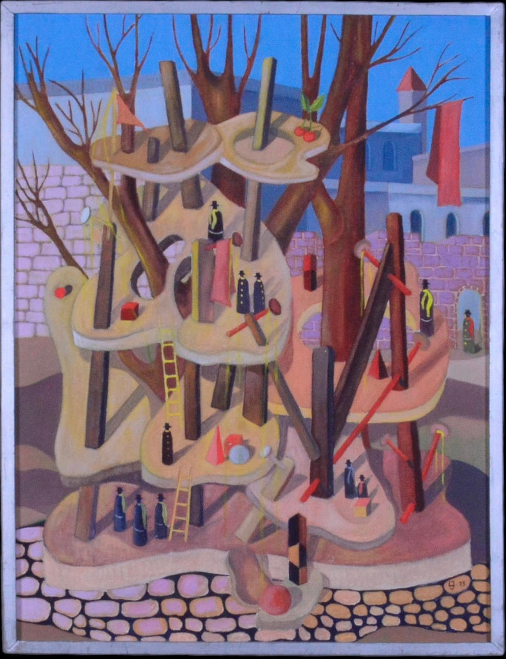 LARS JOHANSSON. Olja på duk.