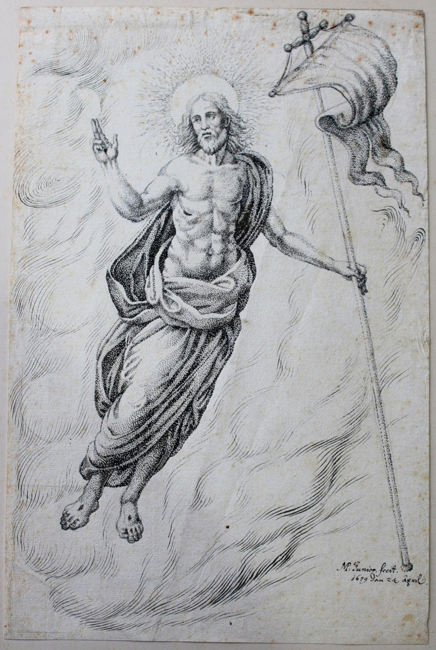 ATTRIBUTED TO MICHAEL PHILIPP THE YOUNGER (1640-1690). THE ASCENSION OF CHRIST.