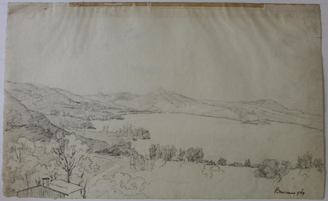 CIRCLE OF LOUIS GAUFFIER (1762-1801). BRACCIANO; LA CAVA.
