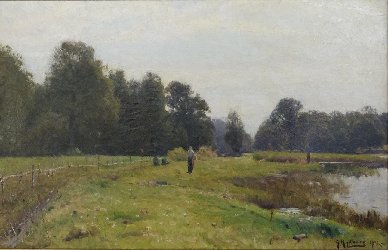 GUSTAF RYDBERG. 1835-1933. OIL ON CANVAS. Art - Paintings - Auctionet