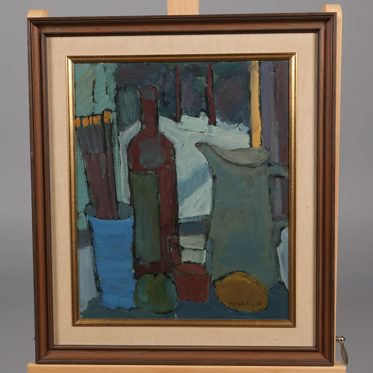 SVÄN GRANDIN. OIL ON Board signed.