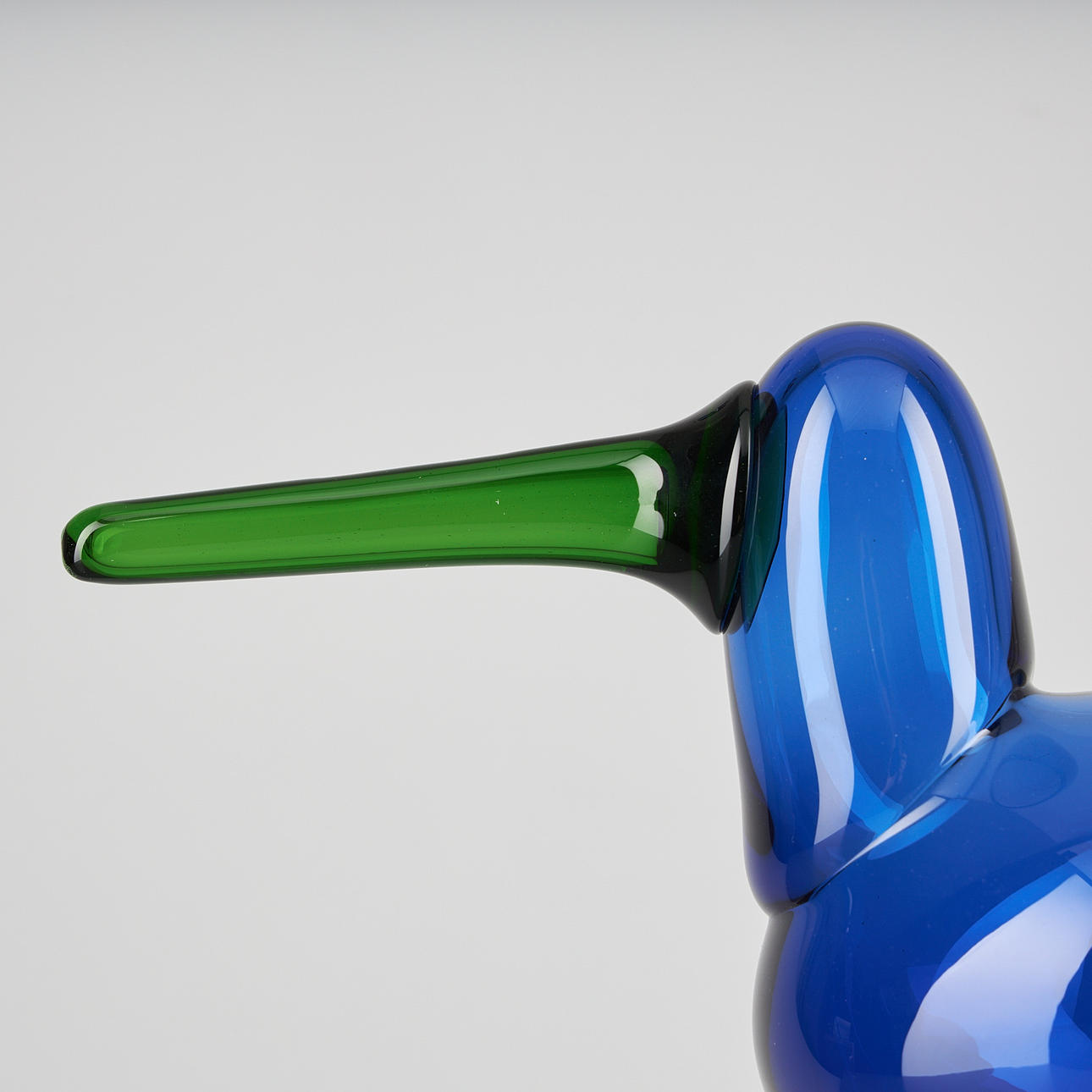 OIVA TOIKKA. GLASS BIRD, blue 