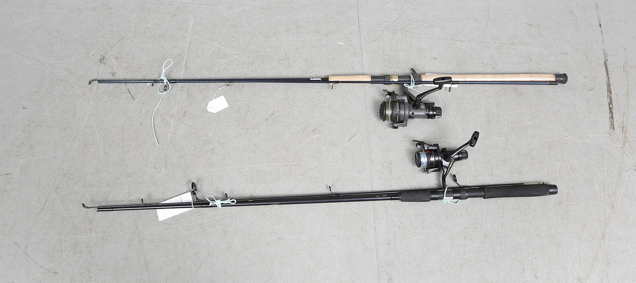 FISKESPÖN, 4 delar, Zebco, Shimano.