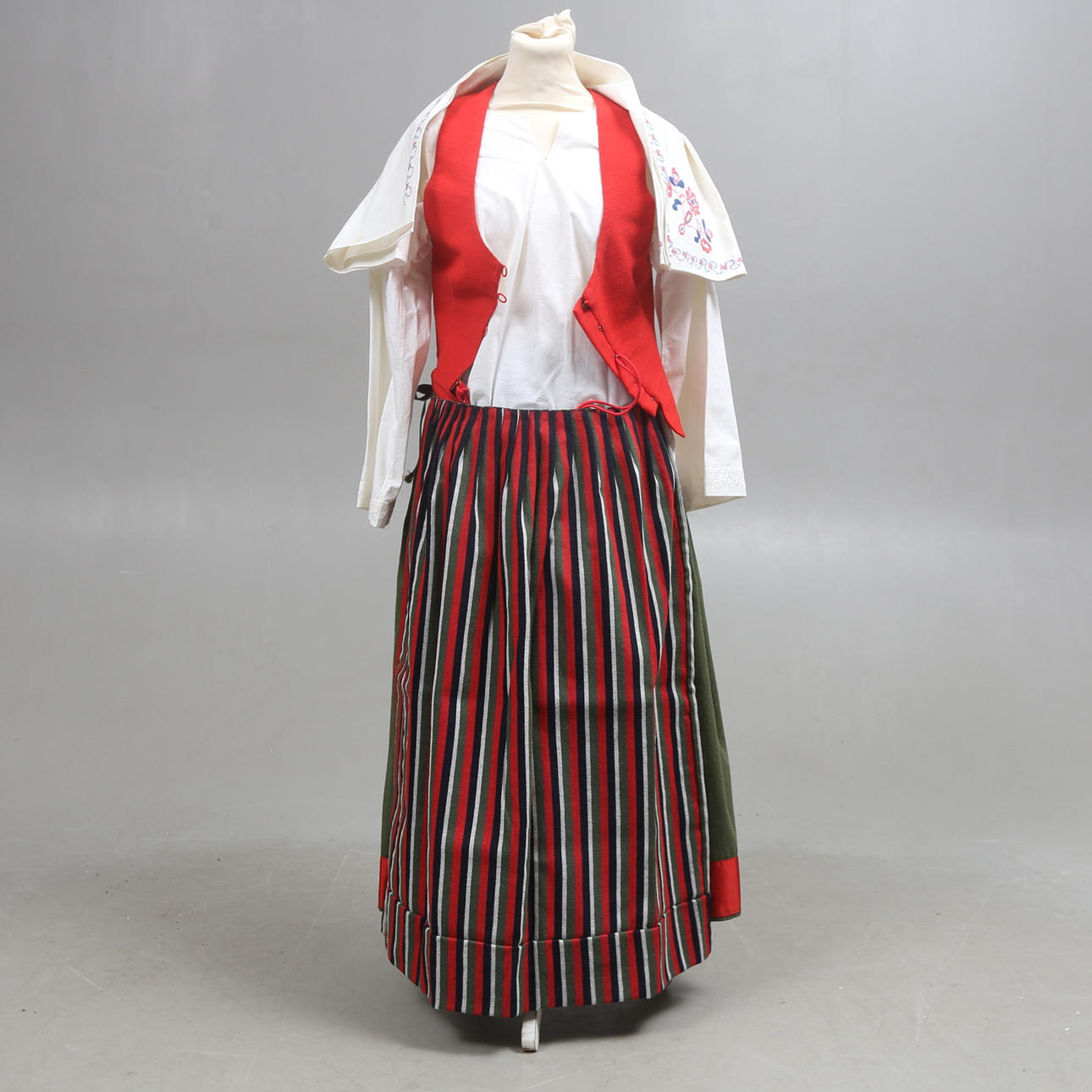 FOLKDRÄKT, Vånga, Östergötland.