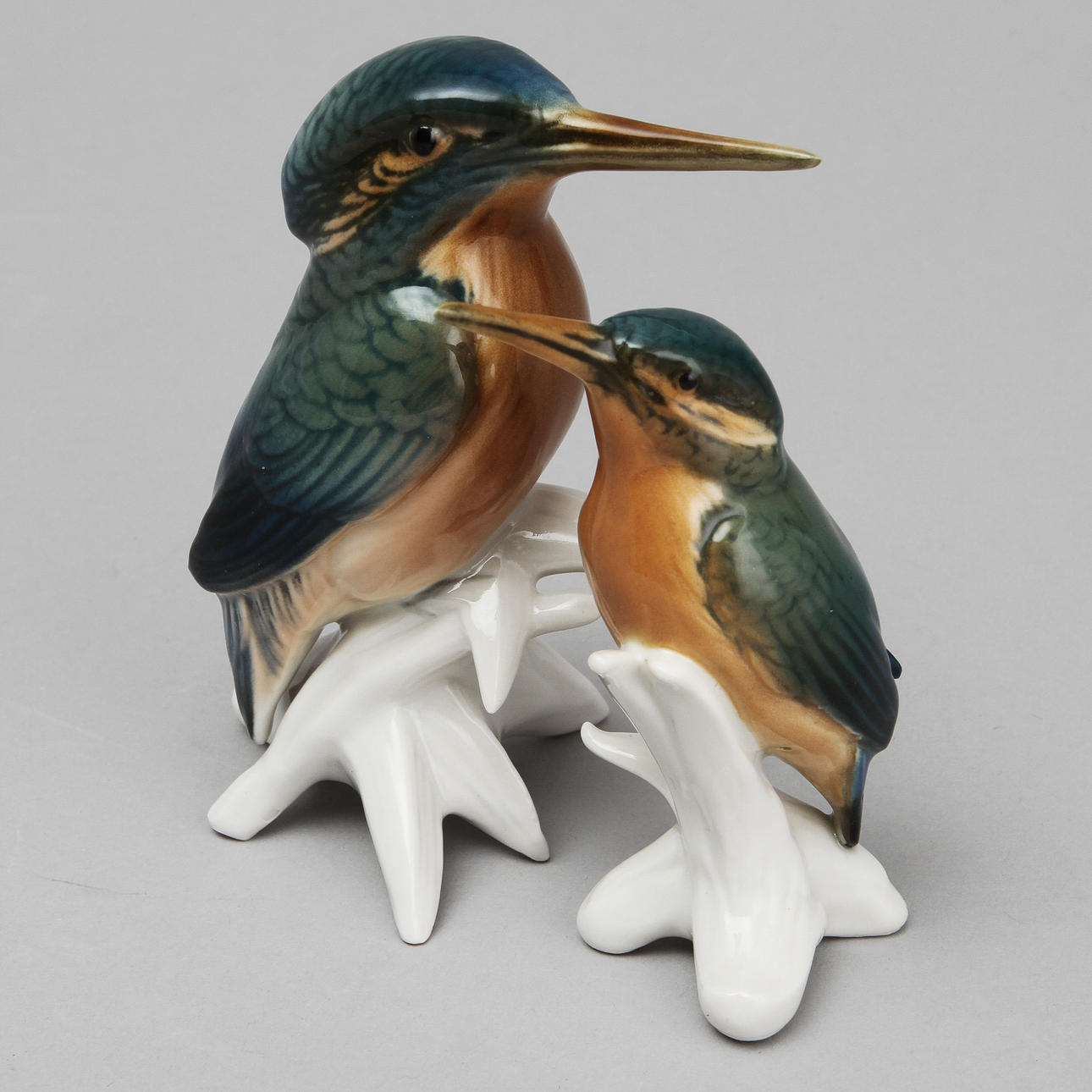 FIGURINER, 2 st, porslin, Karl Ens, Tyskland, 1900-tal.