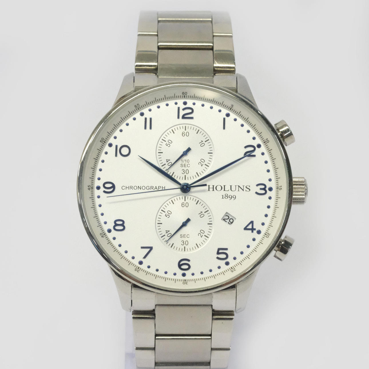 HOLUNS, HERRENARMBAND, QUARZ, CHRONOGRAPH.