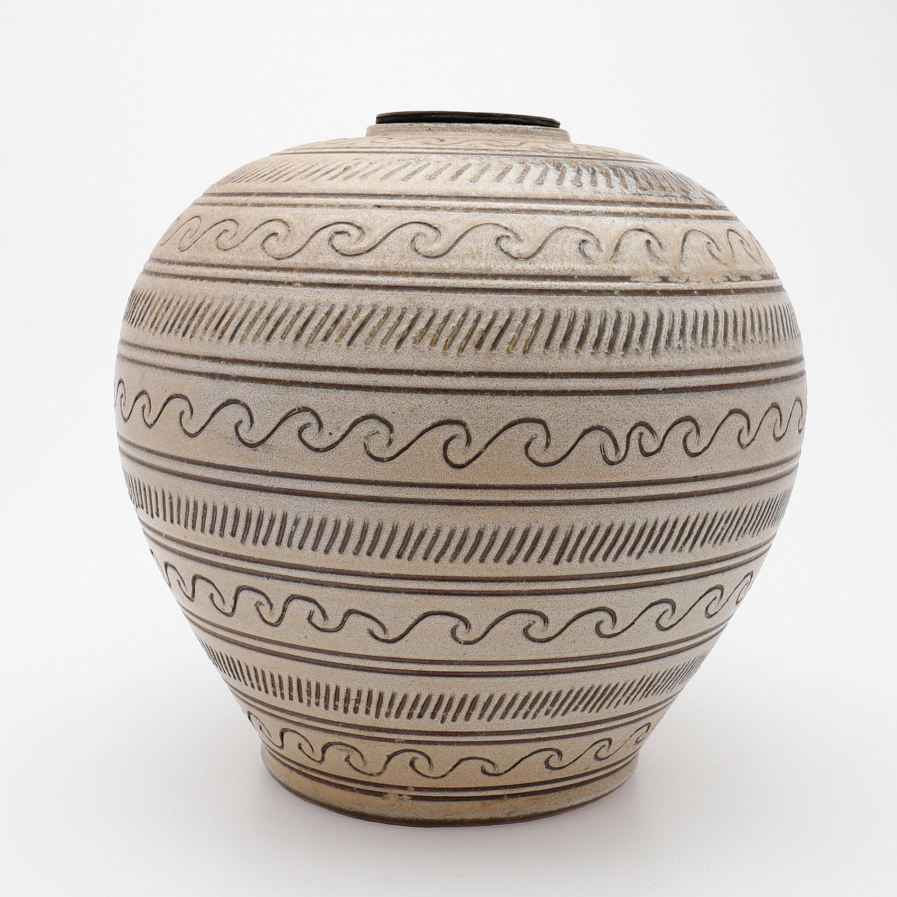 ARTHUR ANDERSSON, GOLVVAS, WALLÅKRA, glaserat stengods.