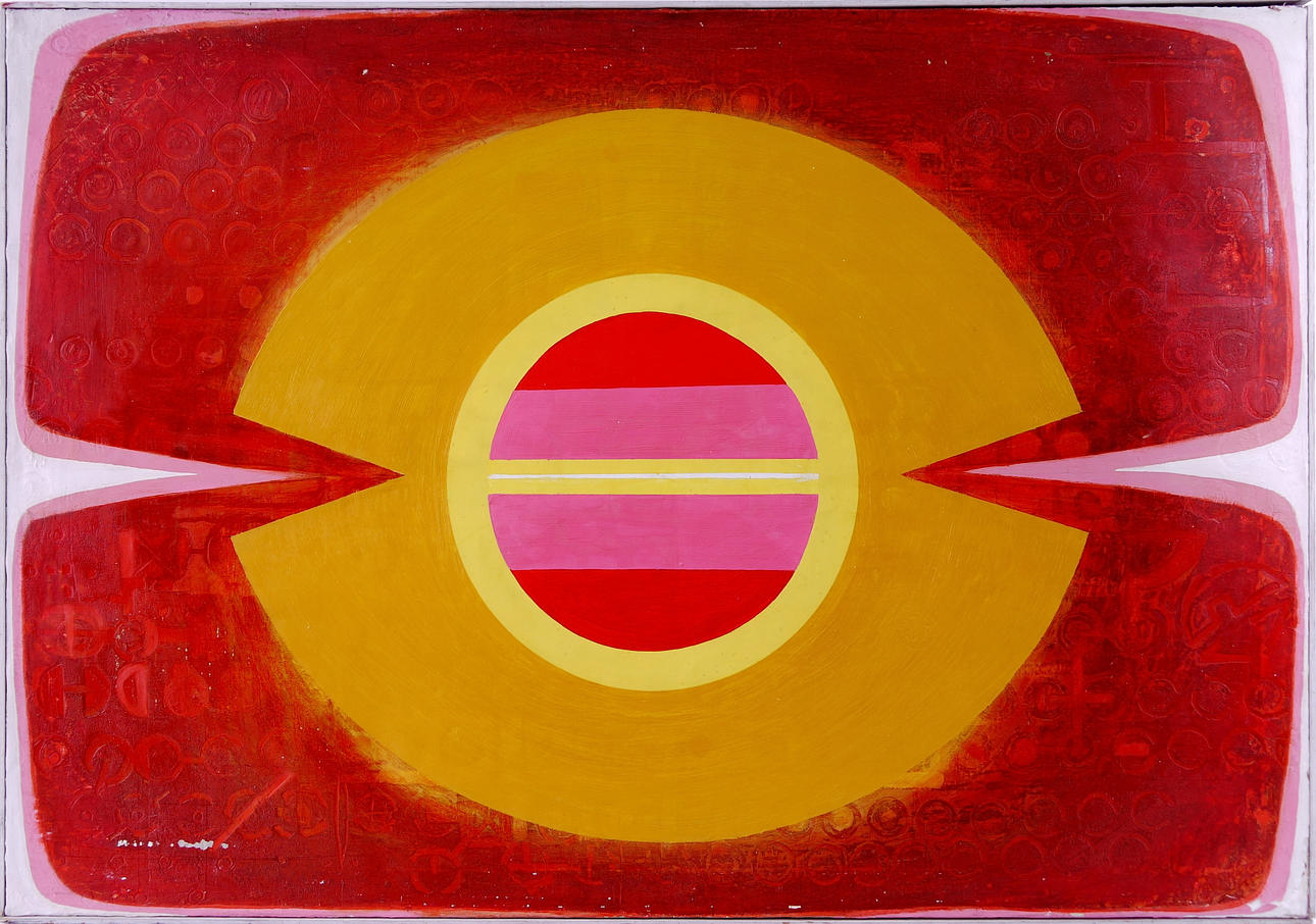 BUBENIK, GERNOT. ”Dienzymatisk receptor”, olja på duk.