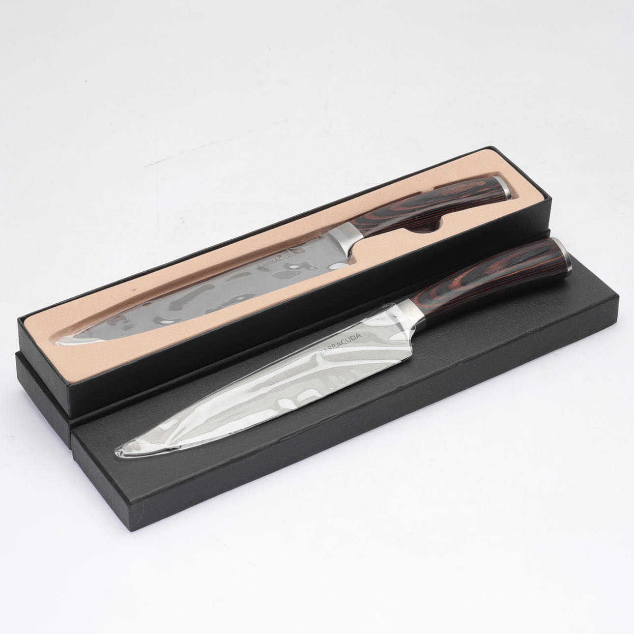 KÜCHENMESSER, 2 Stück, Barracuda, zeitgenössisch.