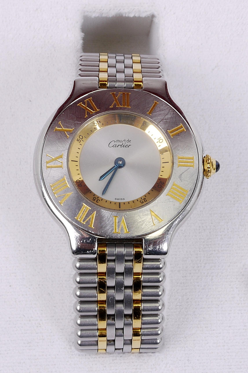 CARTIER MUST 21. damer klocka.