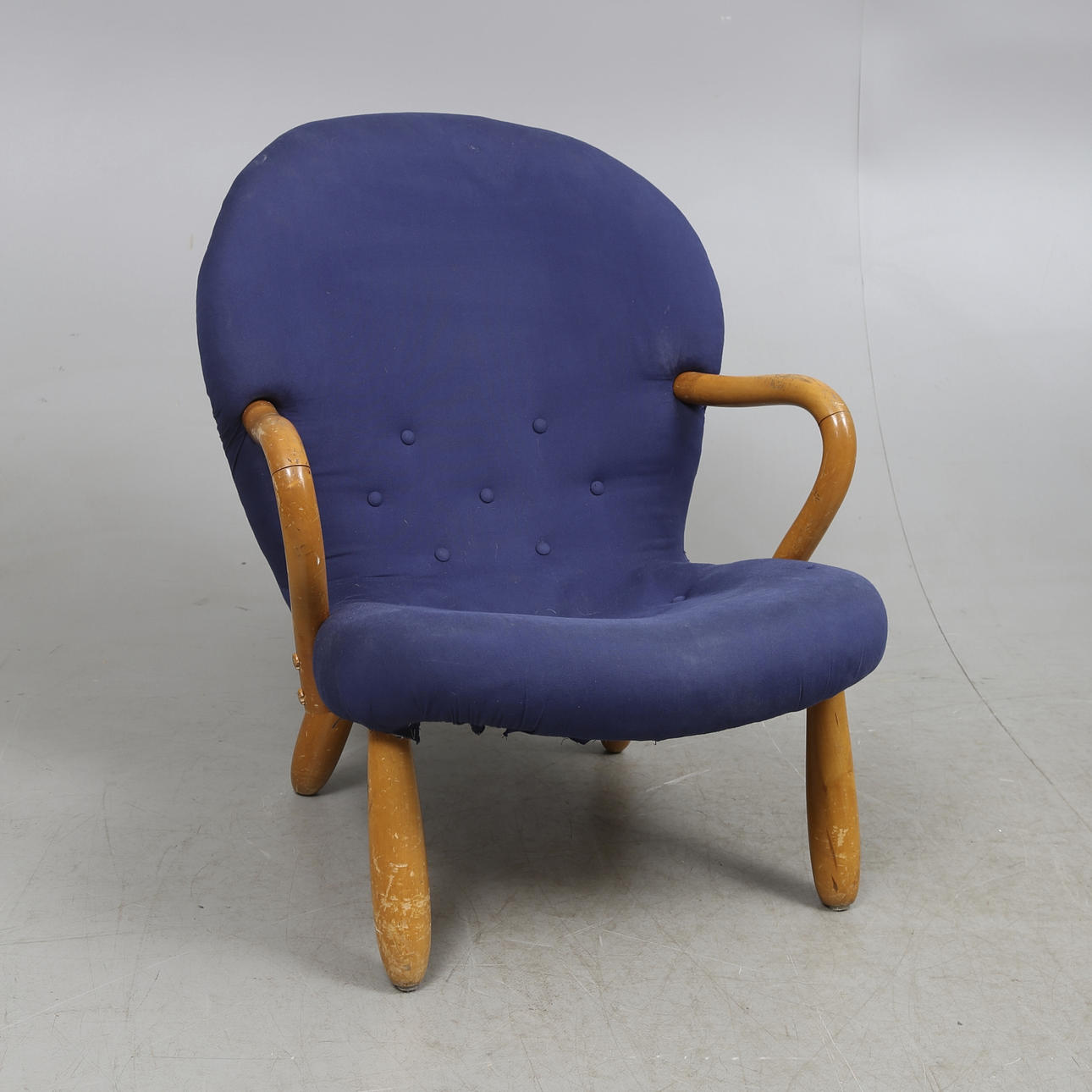 FÅTÖLJ, "Muslingestolen" , tillskriven, Philip Arctander.