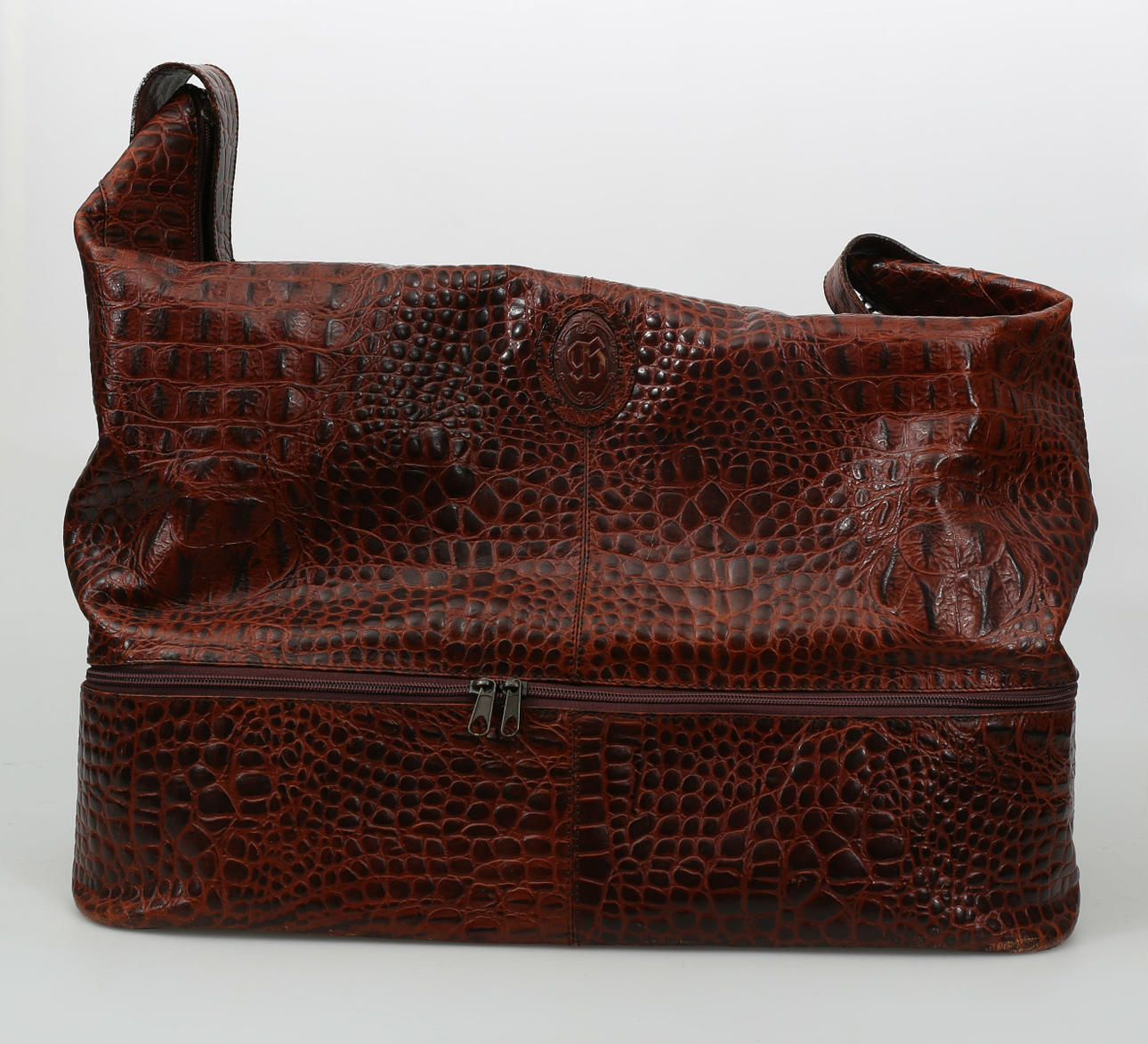 VÄSKA, krokodilpräglat skinn, Collection Marie, 1900-talets andra hälft.