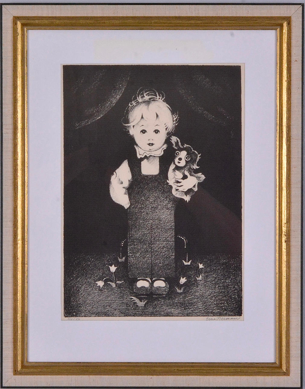 EINAR NERMAN. Litografi.