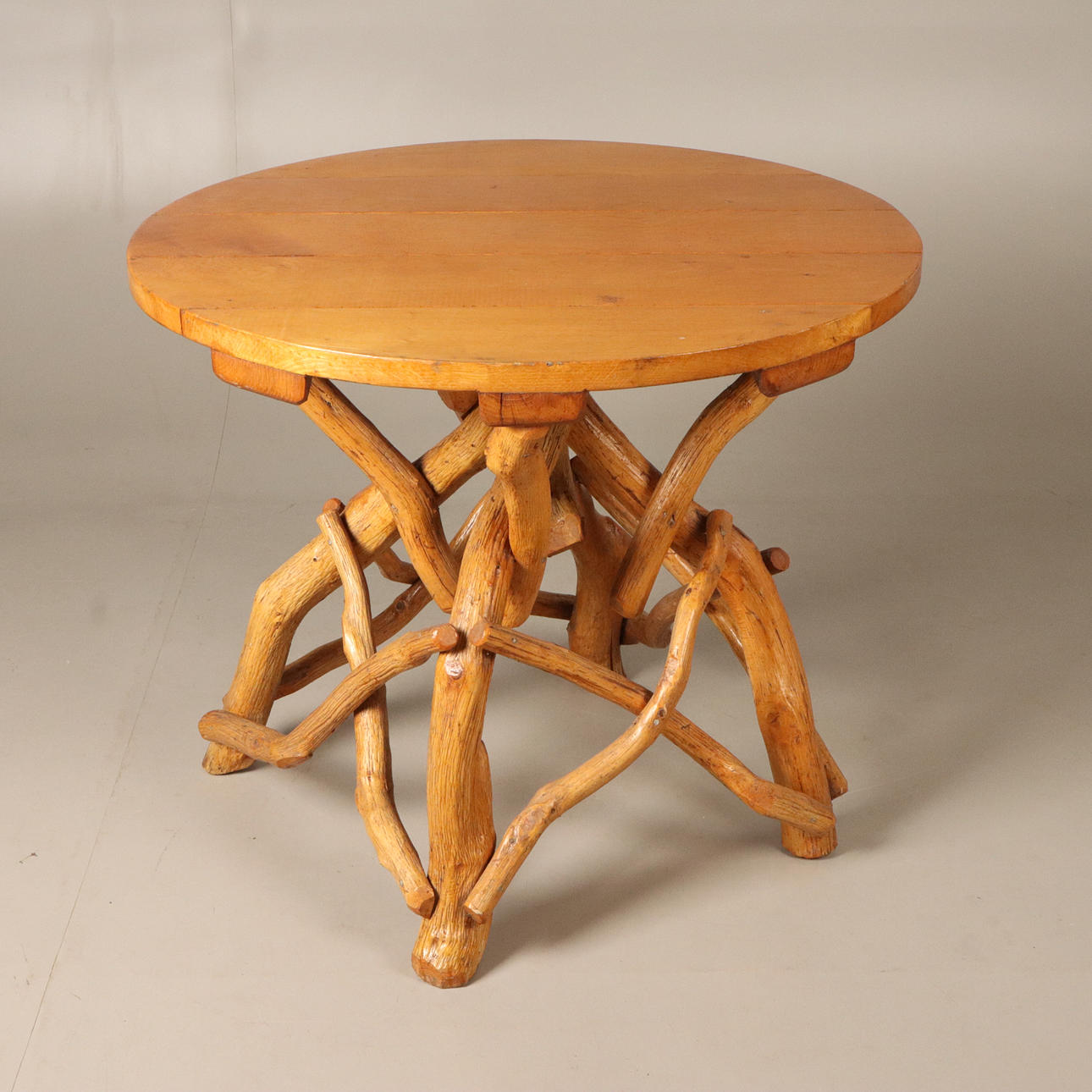 MESA, con ramas, roble, 1900.