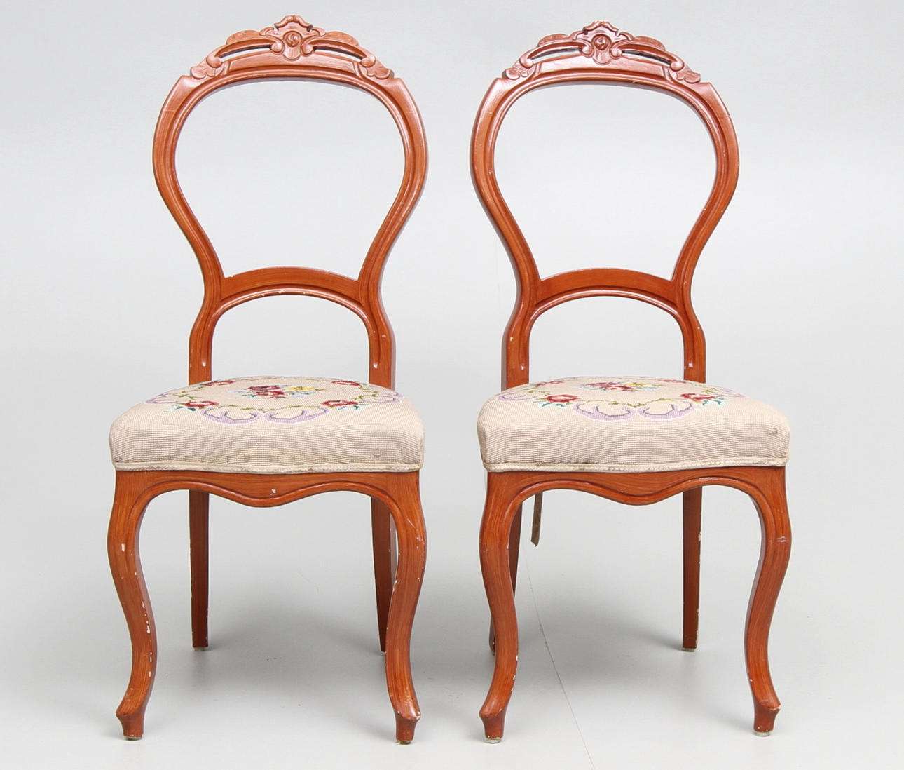 STOLAR, ett par, nyrokoko, 1800-tal.