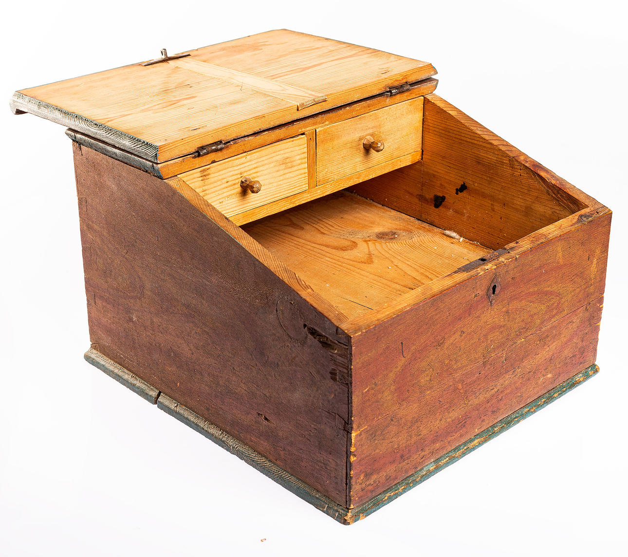 CHEST, so-called pulpit chest, common man, 19th century. Swedish Folk ...