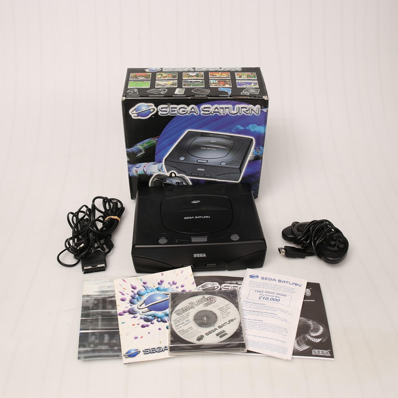 GAME CONSOLE Sega Saturn, New in original box.
