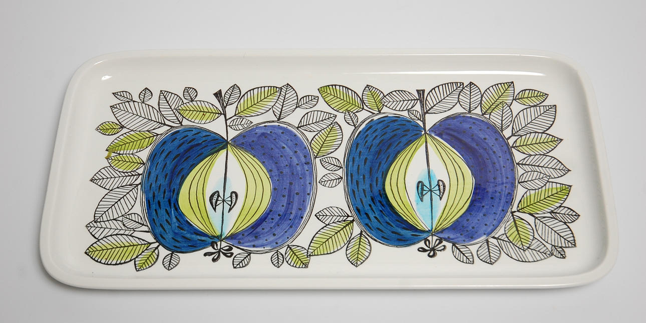 MARIANNE WESTMAN. uppläggningsfat, " Eden " porslin, Rörstrand.