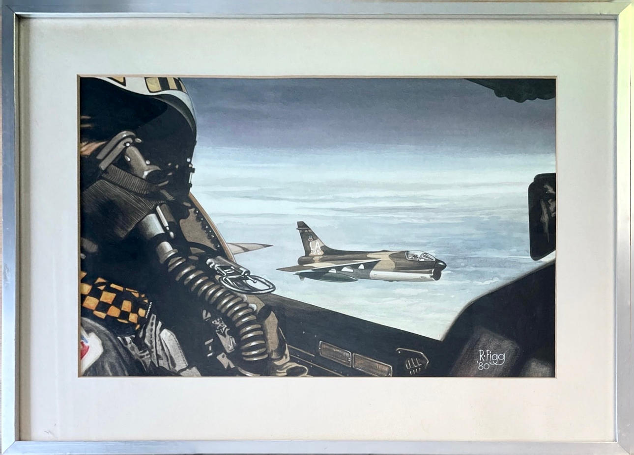 FIGHTER JETS WATERCOLOUR.