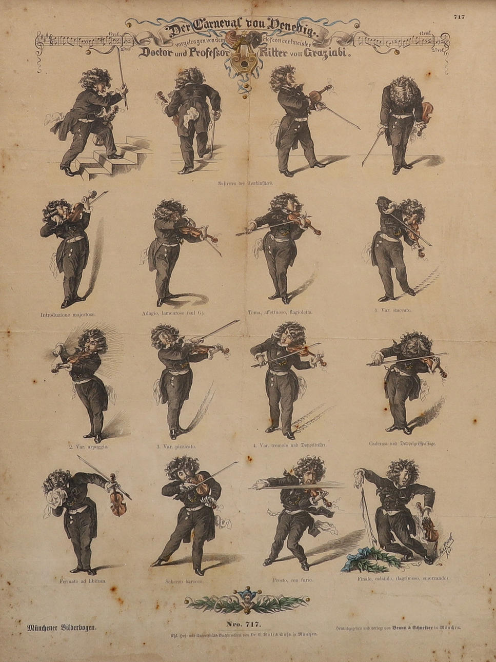 JOSEPH RESCH (GERMAN, EARLY 18TH /LATE 19TH CENTURY). DER CARNEVAL VON ...