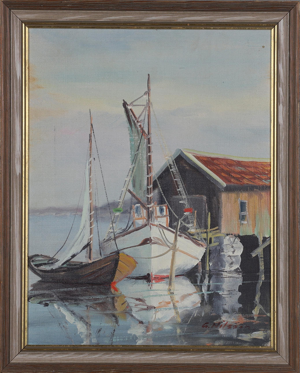 GÖTE NILSSON. Attributed to. Oil on canvas, signed G. Nilsson.