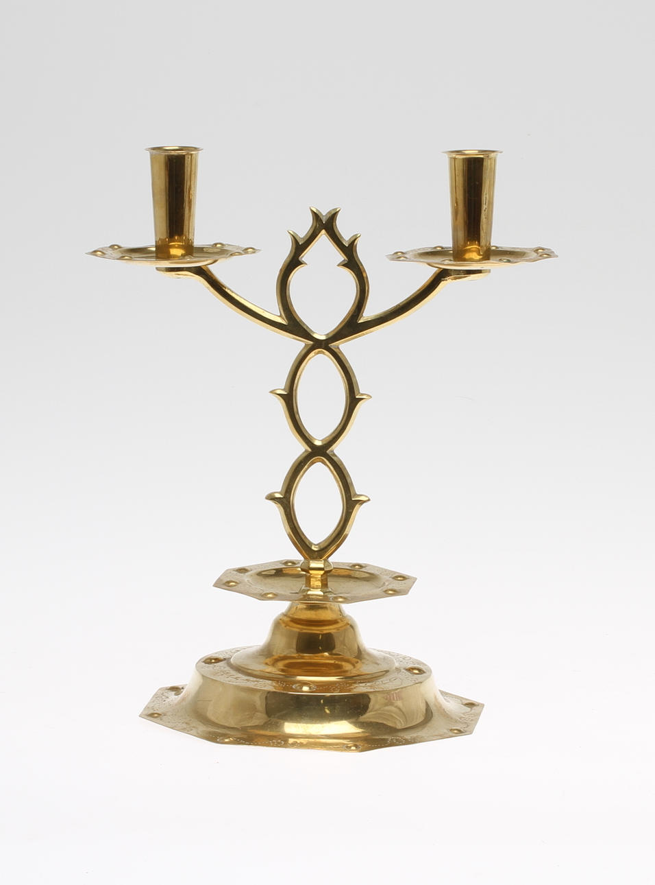 LJUSSTAKE, Mässing. Sk "Blekingestake".