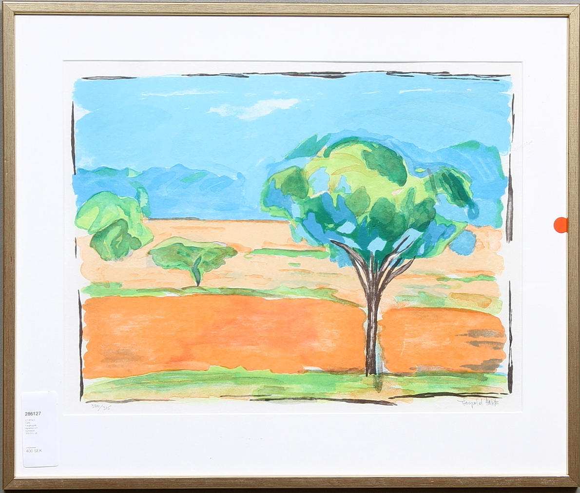 LEOPOLD FARE. Färglitografi, signerad och numrerad 300/315.