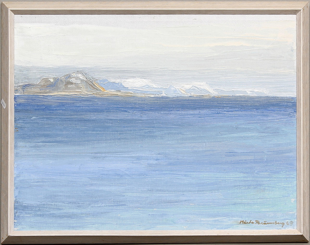 MÄRTA BRÄNNBERG. Olja på duk, signerad.