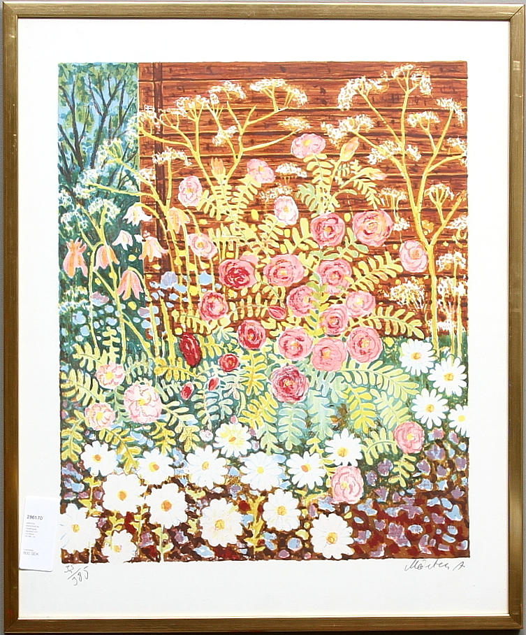 MÅRTEN ANDERSSON. Färglitografi, signerad och numrerad 32/385.