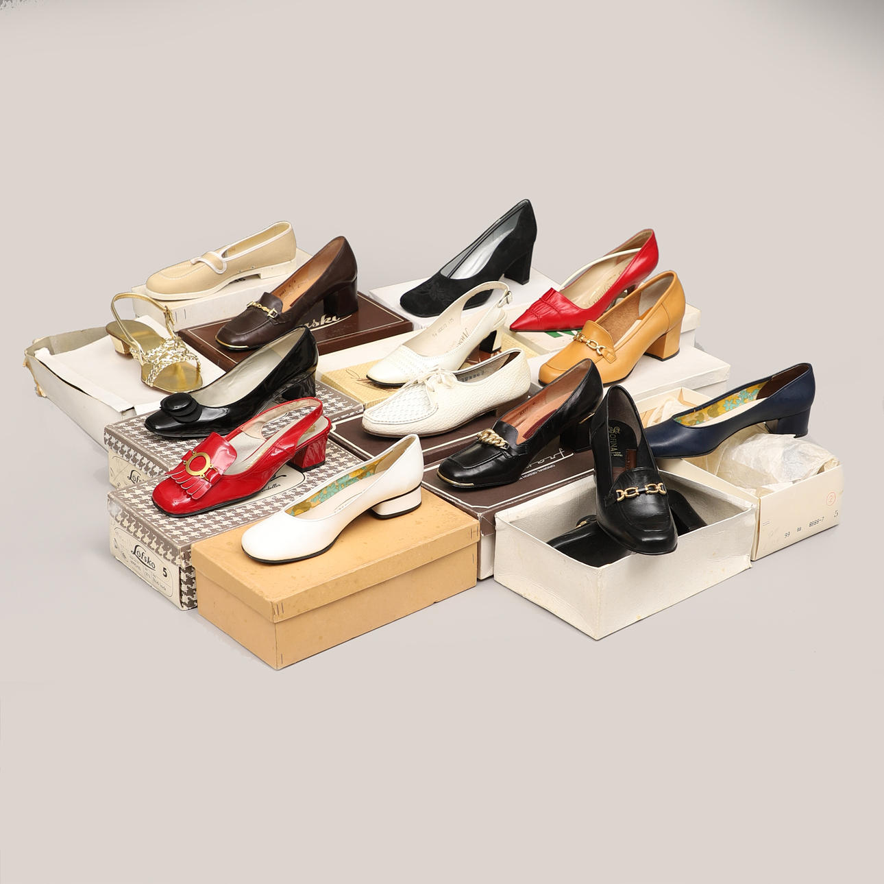 DAMSKOR, 14 par, 1960/70-tal.