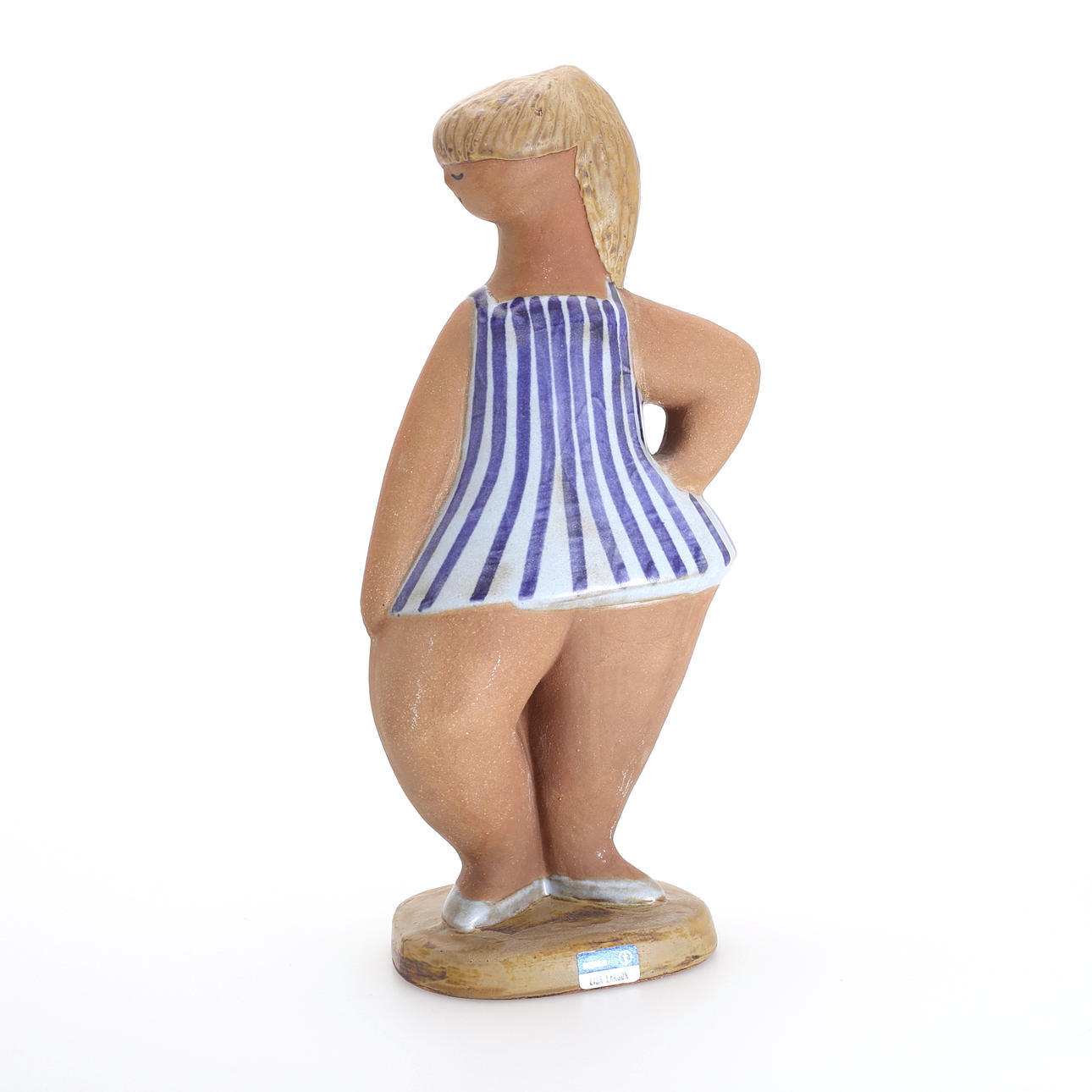 LISA LARSON. Figurin, "Dora", stengods, Gustavsberg.