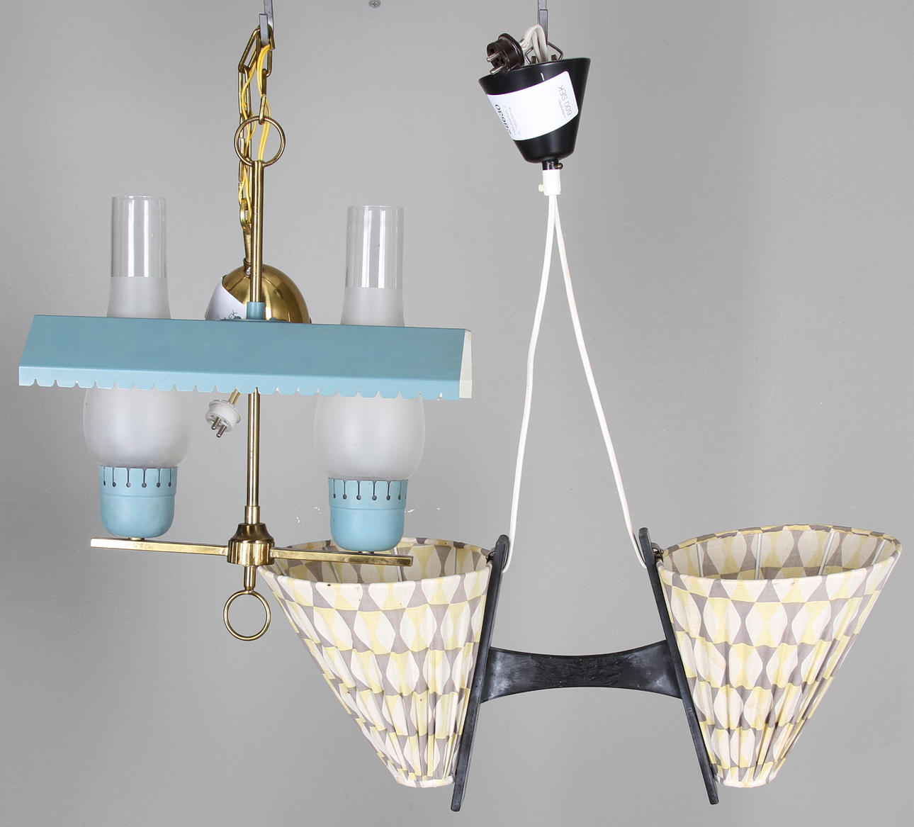 TAKLAMPOR, 2 st, 1950/60-tal.