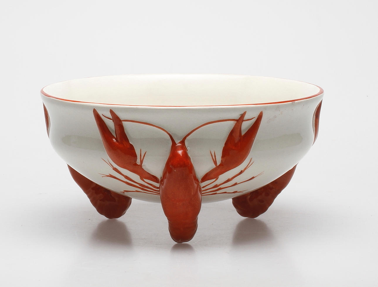 KRÄFTSKÅL, flintgods, Rörstrand, 1900-tal.