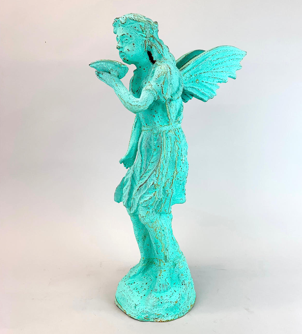 TRÄDGÅRD FE SKULPTUR.