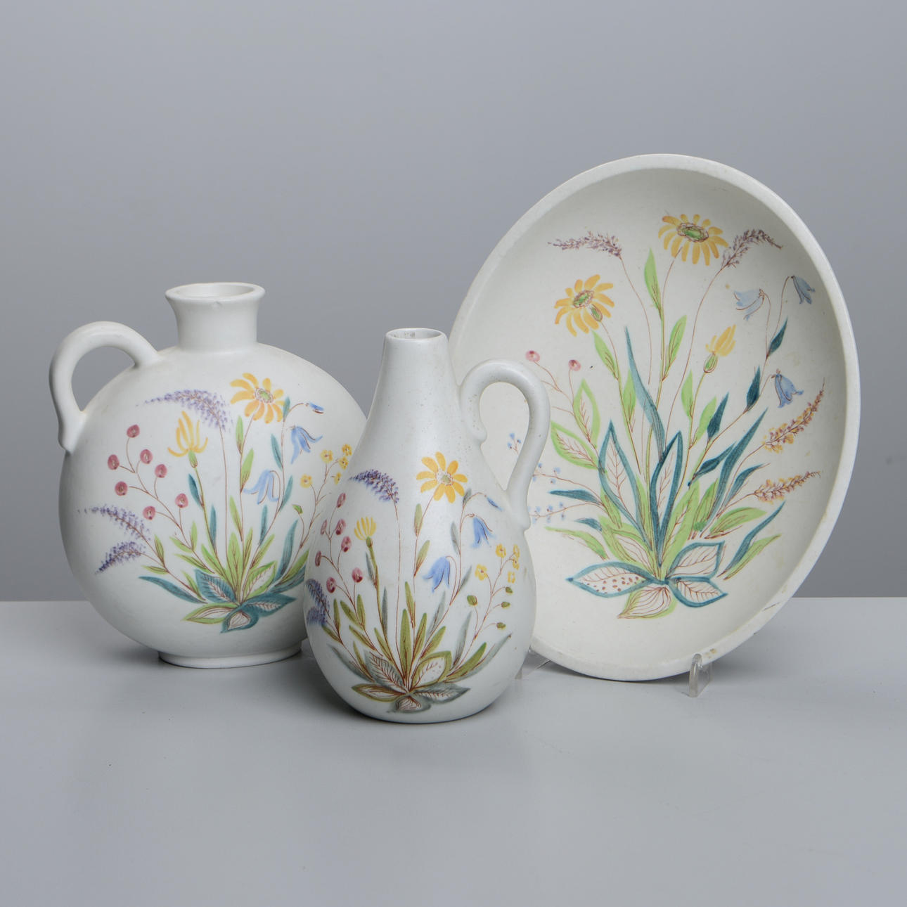 LARS THORÉN. 3 delar, stengods, Rörstrand.